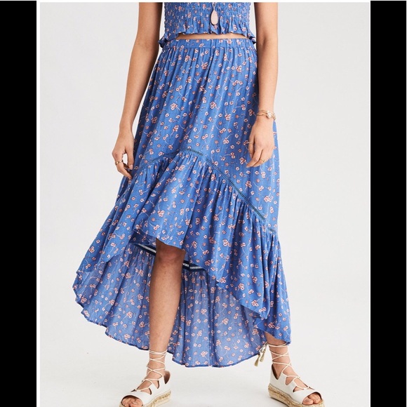 American Eagle Outfitters Dresses & Skirts - 🌷NWOT American Eagle Hi Low Floral skirt